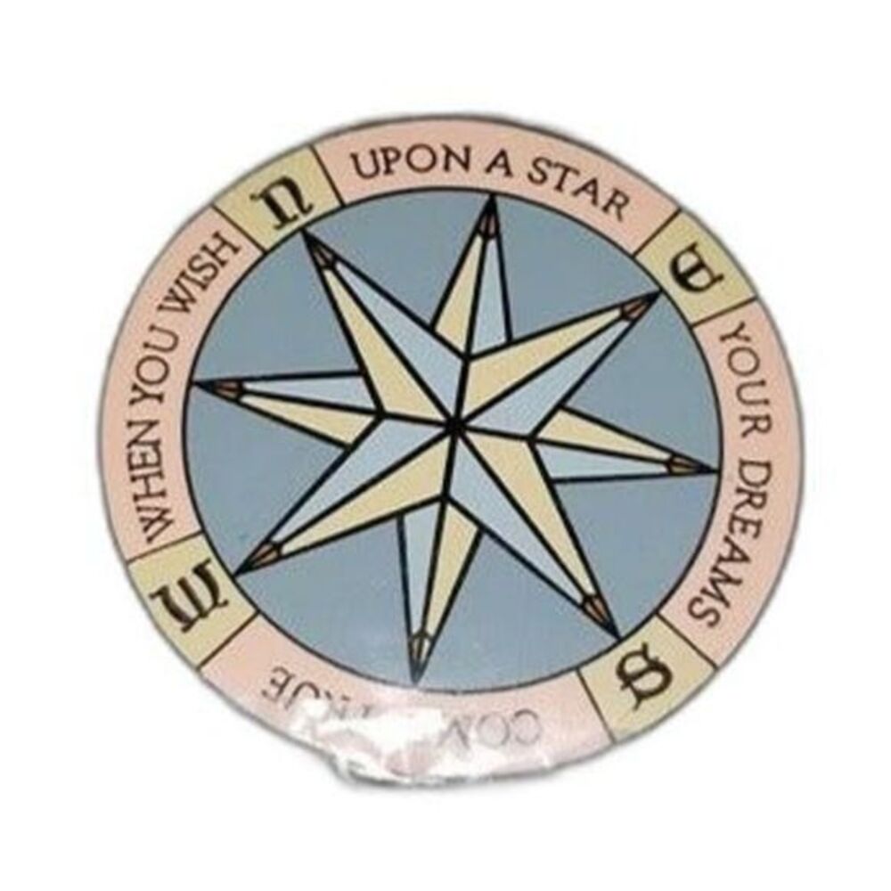 Disney Pin AP Wish Upon A Star Dreams Compass 2002 Annual Passholder Disneyland